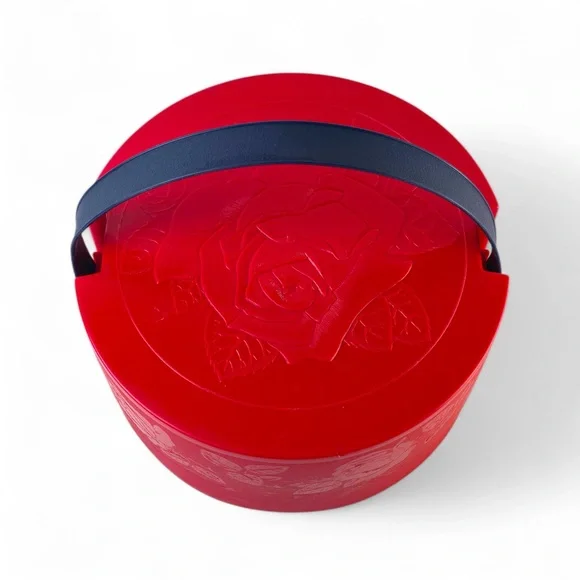 Vintage Tri-Chem Liquid Embroidery Set - Red Rose Carrying Case & Multi-Color... - Picture 5 of 8